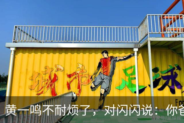 黄一鸣不耐烦了，对闪闪说：你爸爸是花心大萝卜、他还在谈恋爱